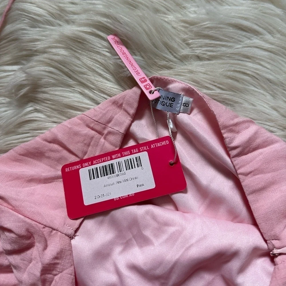 BEGINNING BOUTIQUE Aminah Mini Dress In Pink